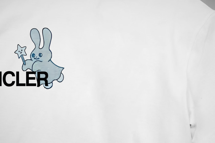 Moncler Fragment - Cartoon Logo T-Shirt