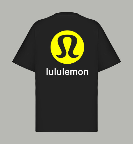 Lululemon Logo Print Cotton Short-Sleeved T-Shirt