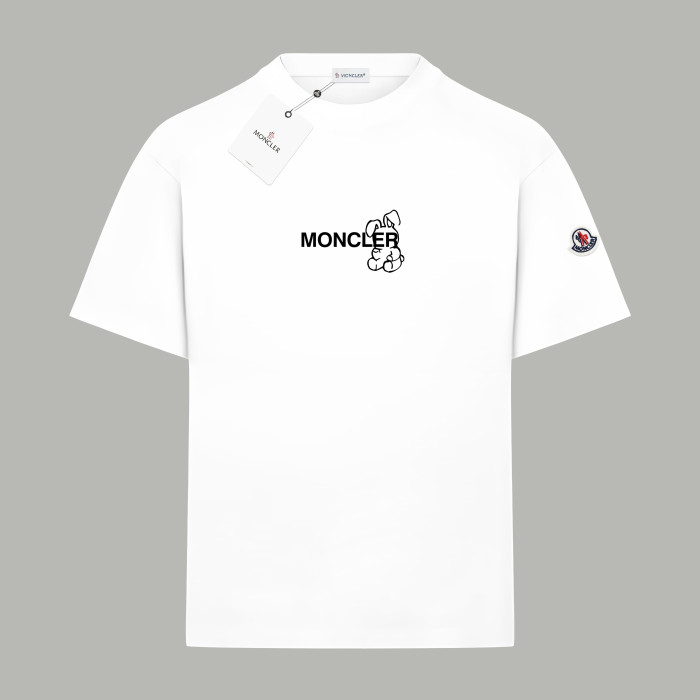 Moncler x FRGMT Cartoon Logo Cotton T-Shirt