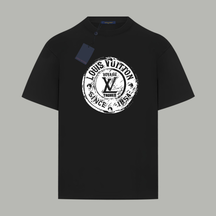 Louis Vuitton LV Stamp Cotton Short Sleeve T-Shirt