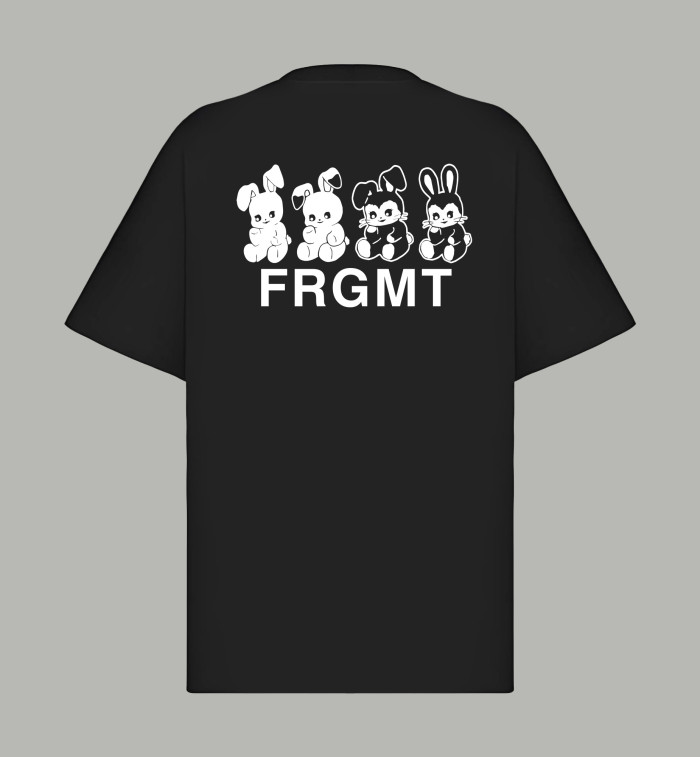 Moncler x FRGMT Cartoon Logo Cotton T-Shirt