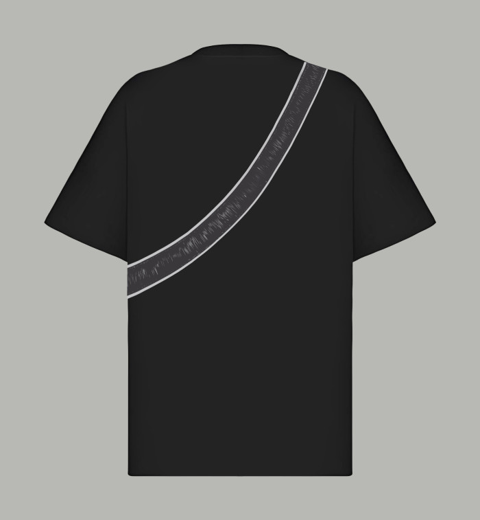 DIOR MEN 2019 Oblique Saddle Bag T-Shirt