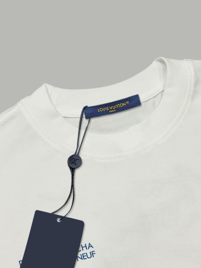 Louis Vuitton Logo Cotton T-Shirt