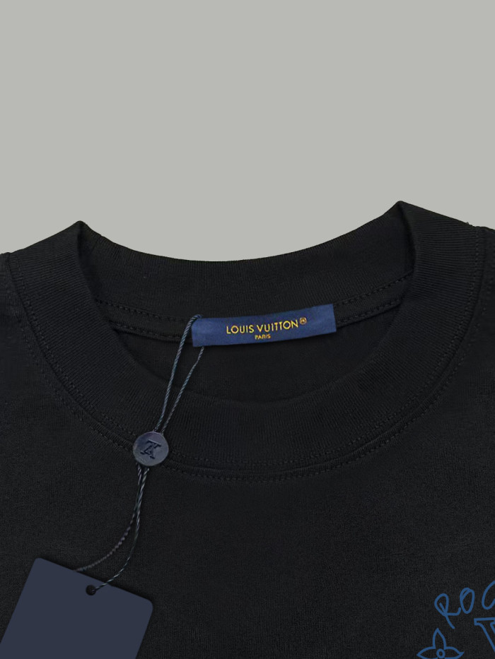 Louis Vuitton Logo Cotton T-Shirt