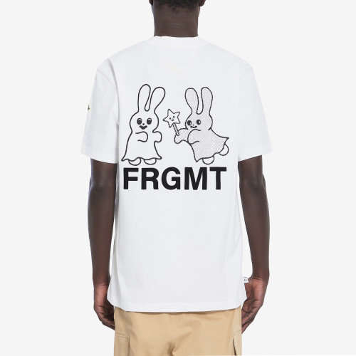 Moncler Fragment - Cartoon Logo T-Shirt