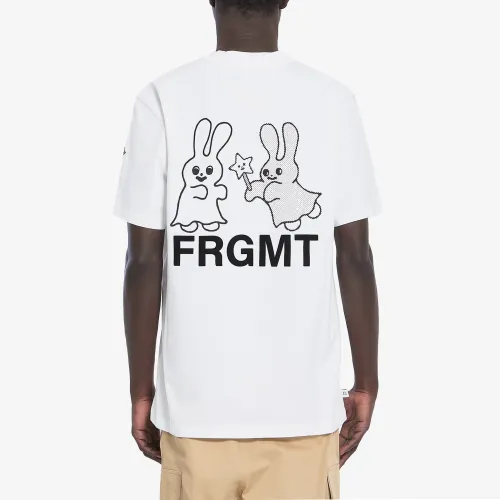 Moncler Fragment - Cartoon Logo T-Shirt