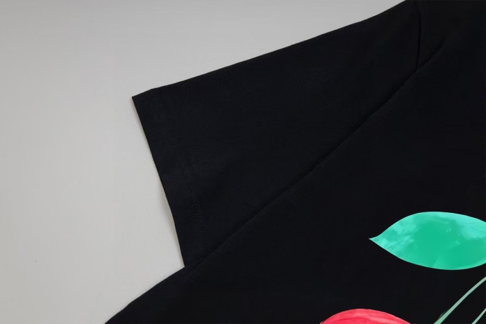 Gucci Cherry Printed Cotton T-shirt