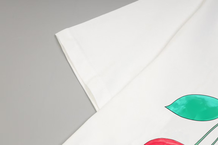Gucci Cherry Printed Cotton T-shirt