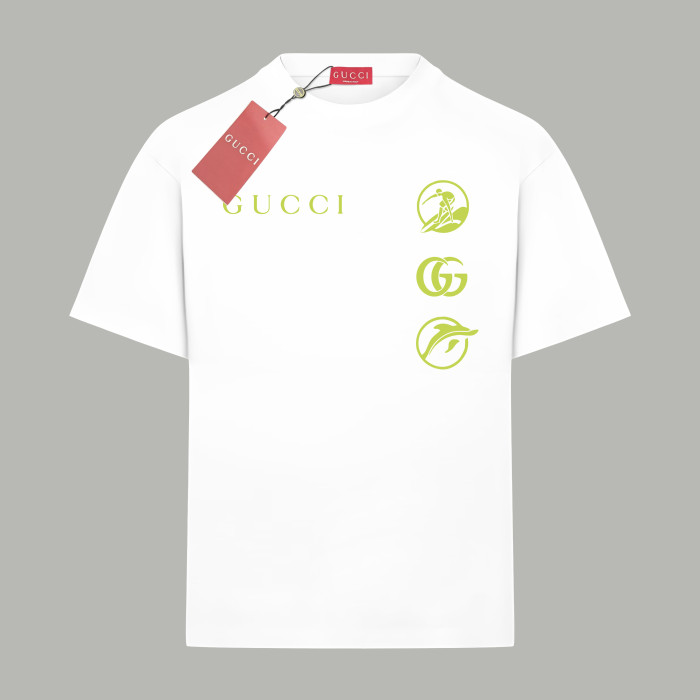 GUCCI Logo-Print Cotton-Jersey T-Shirt