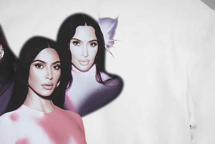 Balenciaga Kim K Oversized T-shirt