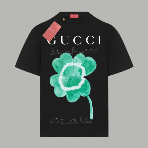 Gucci Cartoon Children's Printed Cotton T-Shirt