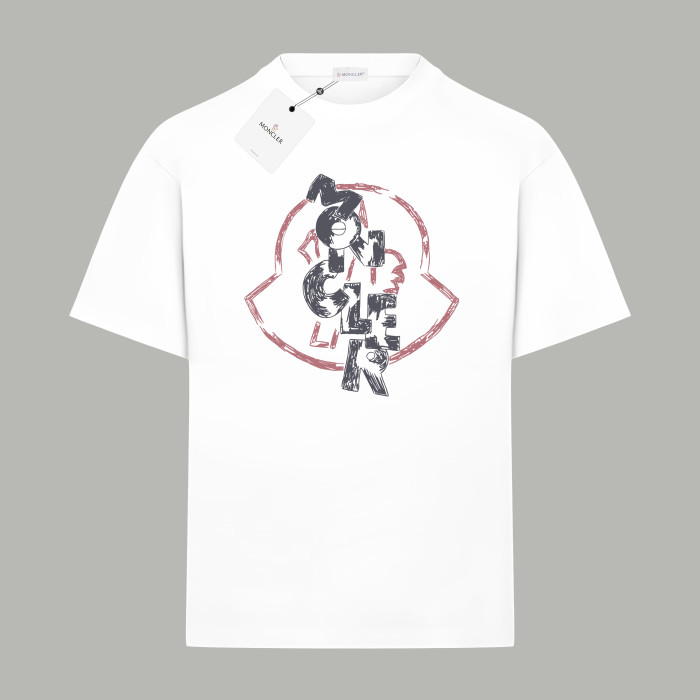Moncler Logo Printed Crewneck T-Shirt