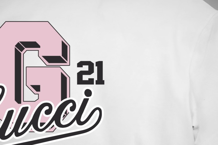Gucci Pink Logo-Print T-Shirt In Cotton Jersey