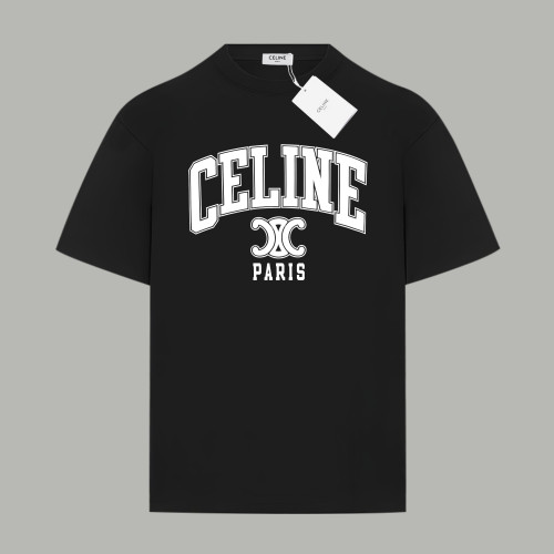 CELINE LOOSE T-SHIRT IN COTTON JERSEY