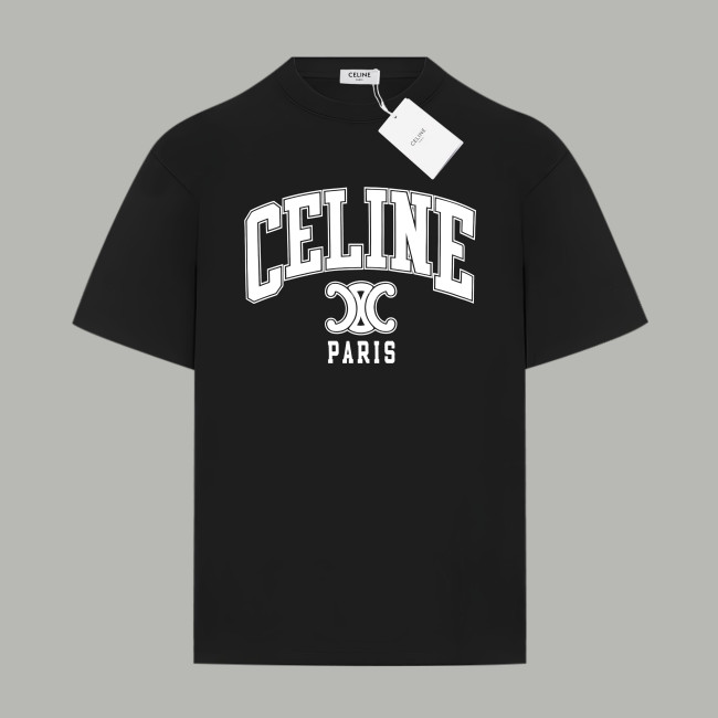 CELINE LOOSE T-SHIRT IN COTTON JERSEY