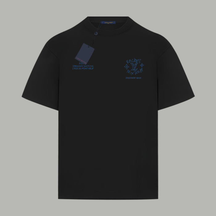 Louis Vuitton Logo Cotton T-Shirt