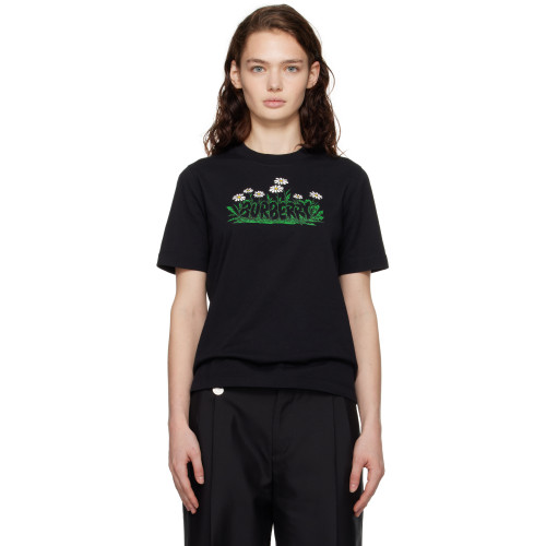 Burberry Daisy Logo Cotton T-shirt