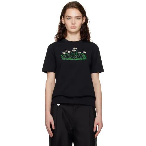 Burberry Daisy Logo Cotton T-shirt
