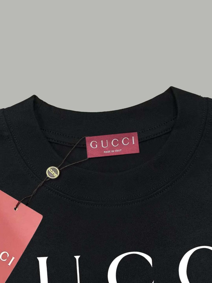 Gucci Cartoon Children's Printed Cotton T-Shirt