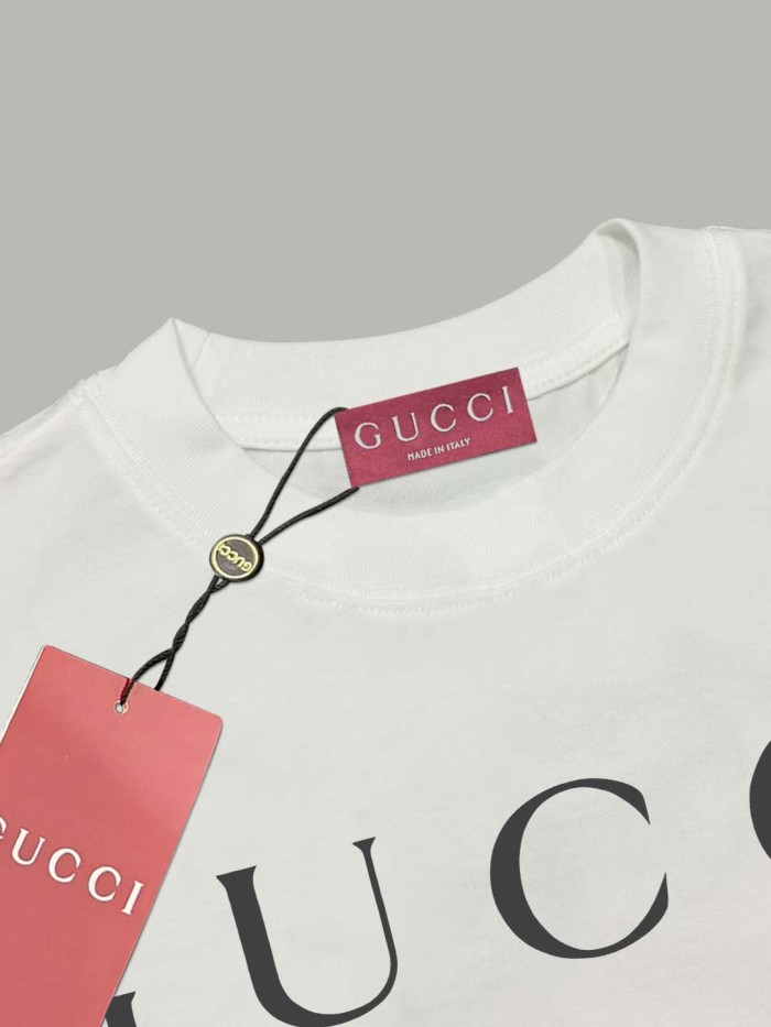 Gucci Cartoon Children's Printed Cotton T-Shirt