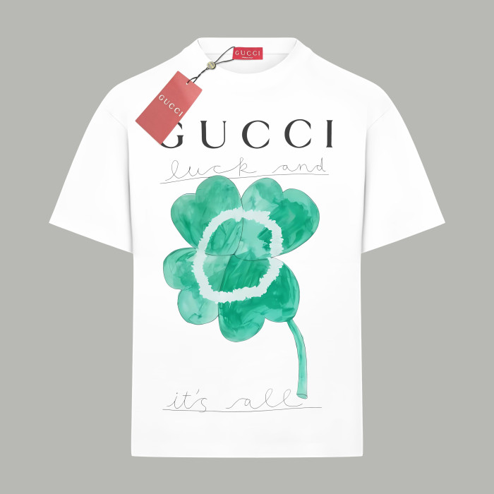 Gucci Cartoon Children's Printed Cotton T-Shirt