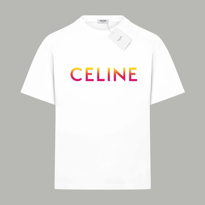 CELINE LOOSE T-SHIRT IN COTTON JERSEY