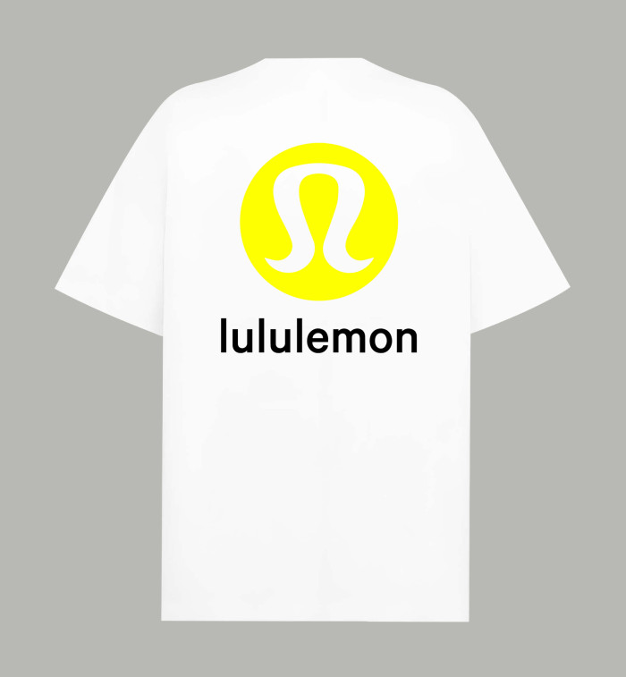 Lululemon Logo Print Cotton Short-Sleeved T-Shirt