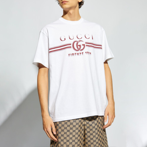 Gucci Print Cotton Jersey T-Shirt
