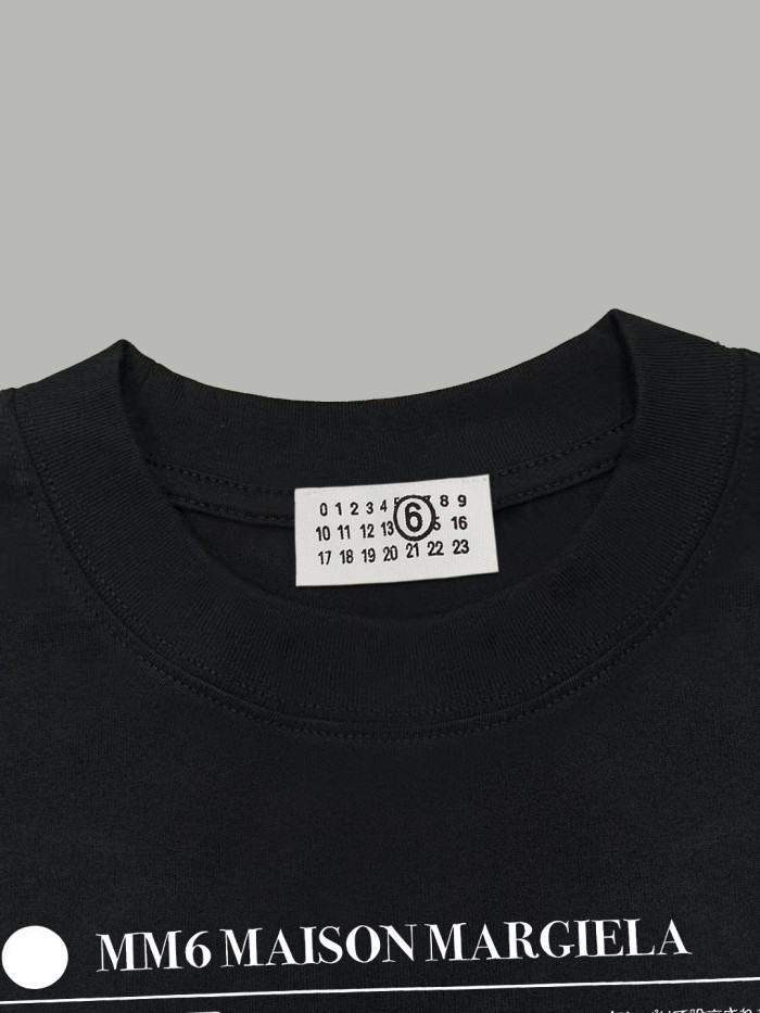 MM6 Maison Margiela Newspaper print T-shirt