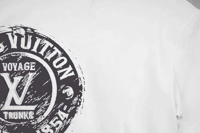 Louis Vuitton LV Stamp Cotton Short Sleeve T-Shirt