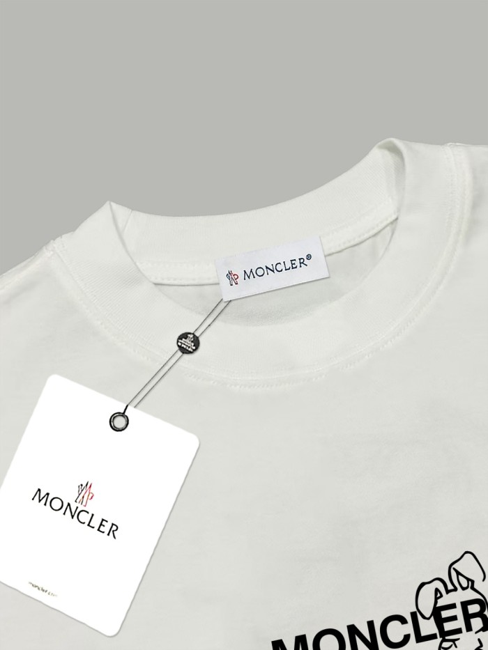 Moncler x FRGMT Cartoon Logo Cotton T-Shirt