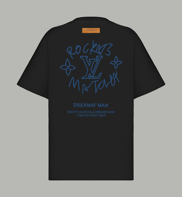 Louis Vuitton Logo Cotton T-Shirt