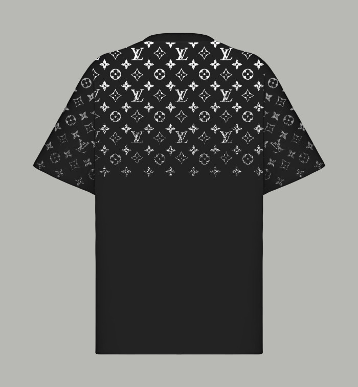 Louis-Vuitton-Monogram Desenli T-Shirt