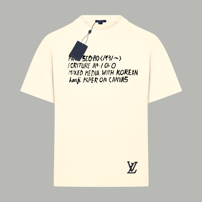 Louis Vuitton x Park Seo-Bo Short-Sleeved Cotton Crewneck