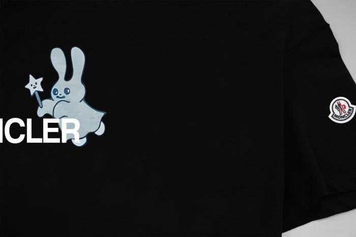 Moncler Fragment - Cartoon Logo T-Shirt