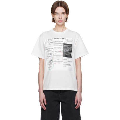 MM6 Maison Margiela Newspaper print T-shirt