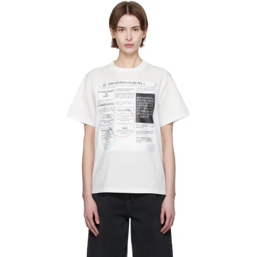 MM6 Maison Margiela Newspaper print T-shirt