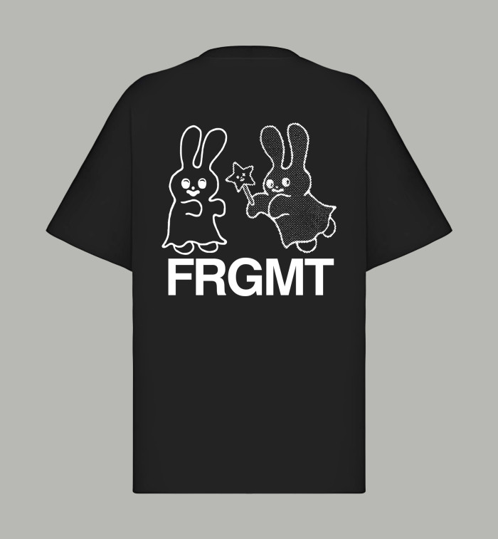 Moncler Fragment - Cartoon Logo T-Shirt