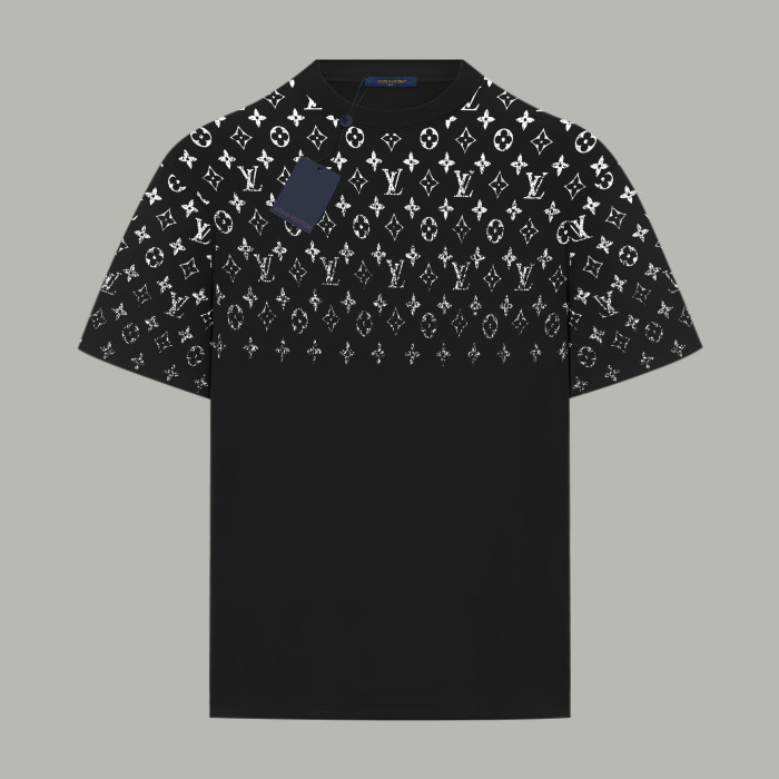 Louis-Vuitton-Monogram Desenli T-Shirt
