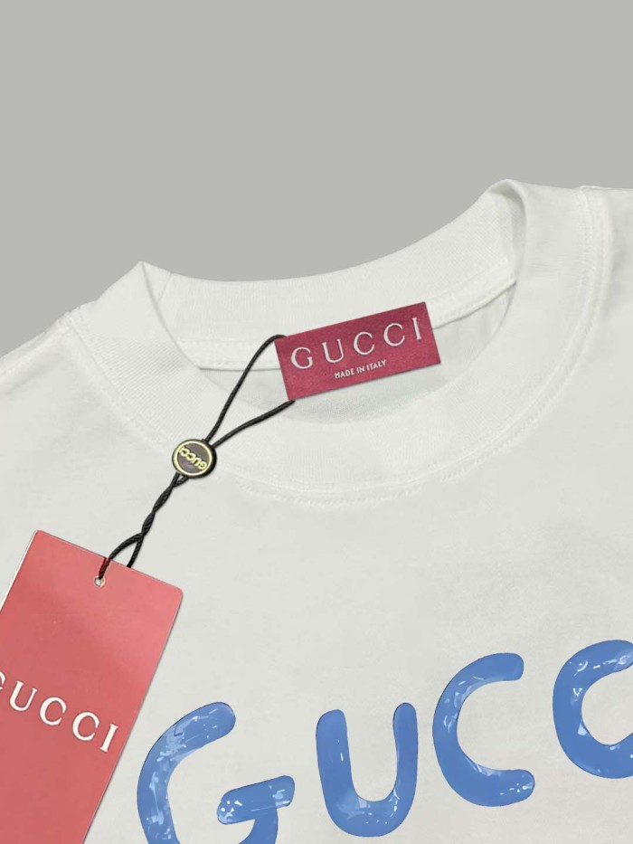 Gucci Cherry Printed Cotton T-shirt