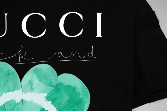 Gucci Cartoon Children's Printed Cotton T-Shirt