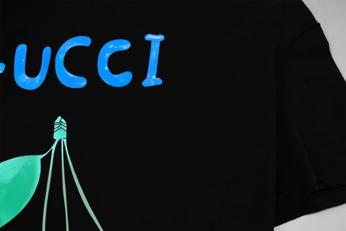 Gucci Cherry Printed Cotton T-shirt