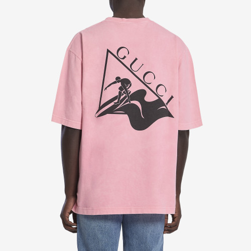 GUCCI - Surf Printed cotton jersey T-shirt