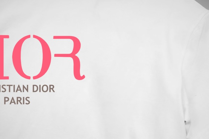 Dior Logo Cotton Short-Sleeved T-Shirt