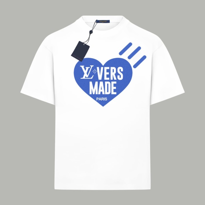 Louis Vuitton Pharrell & Nigo logo cotton short-sleeved T-shirt