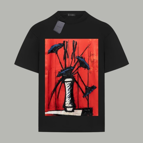 Prada Print jersey T-shirt