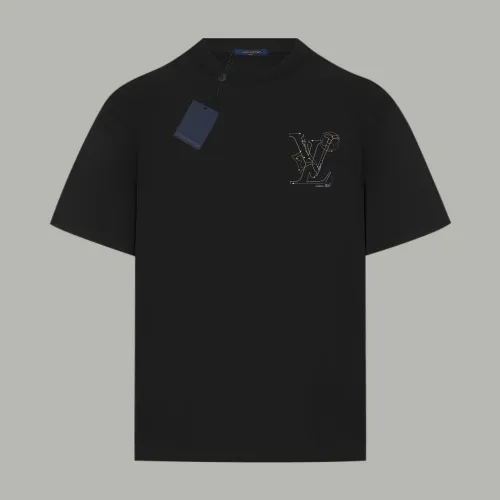 Louis Vuitton Logo Cotton Short-Sleeved T-Shirt