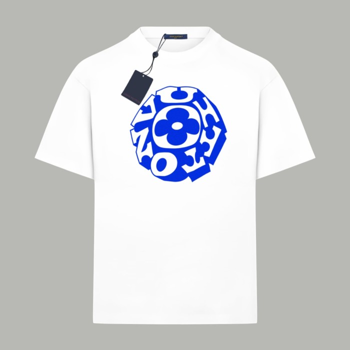 Louis Vuitton Pharrell&nigo Logo Cotton Short Sleeve T-shirt