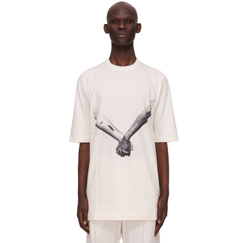 Louis Vuitton Rick Owens Jumbo Hands Graphic Print T-shirt