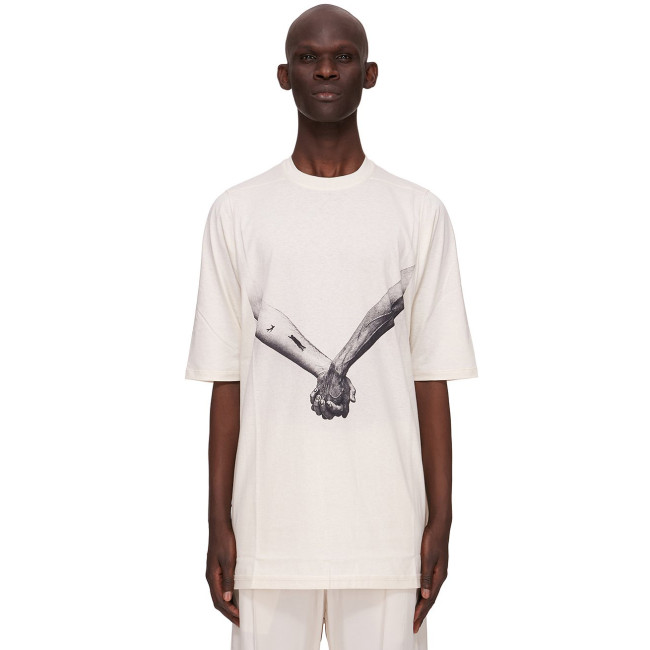 Louis Vuitton Rick Owens Jumbo Hands Graphic Print T-shirt